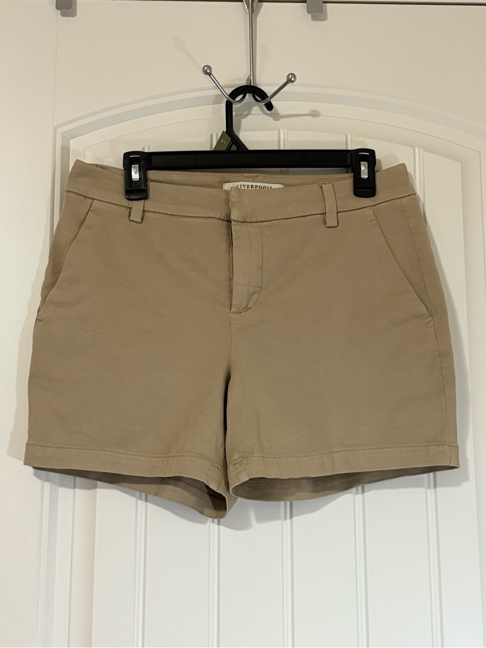 Liverpool Women's Tan Stretch Chino Shorts